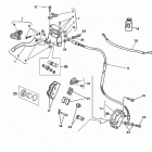 CR, WR, WR U.S.A. 125 Front hydraulic brake
