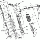 CR, WR, WR U.S.A. 125 Rear suspension (wr, wr u.s.a. 125)