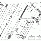 TC-TE 250-450-510-SMR 400-450-510 Front fork assembly (te 250)