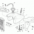 SM 450 RR Gas tank, panel