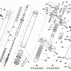 TC-TE 250-450-510-SMR 400-450-510 Front fork assembly (tc 250)