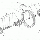 TE - SM 610 Заднее колесо
