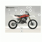 CR, WR, WR U.S.A. 125 Trim (colour code g) (cr 125)