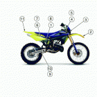 WR 250-WR 250 U.S.A. Trim (colour code e) wr u.s.a. enduro