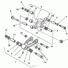 CR, WR, WR U.S.A. 125 Rear suspension linkage