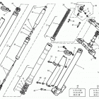 WR 250, WR 250 U.S.A. Front fork assembly