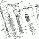 WR 250, WR 250 U.S.A. Задняя подвеска