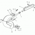 WR 250, WR 250 U.S.A. Глушитель