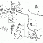 WR 250, WR 250 U.S.A. Front hydraulic brake