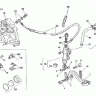 WR 250, WR 250 U.S.A. Rear hydraulic brake