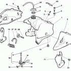 WR 250, WR 250 U.S.A. Gas tank, panel