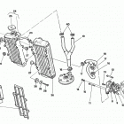 CR, WR, WR U.S.A. 125 Охлаждение