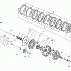 WR 250, WR 250 U.S.A. Clutch, primary drive