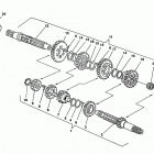 WR 250, WR 250 U.S.A. Transmission - boite de vitesse