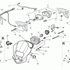 TE 570-SM 570 R Electric sys., plate holder, number holder