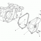 TC 250-450-TE 250-450-SM 450 R L.h. half crankcase covers