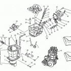 TE 570-SM 570 R Cylinder head, cylinder