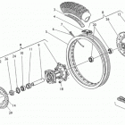 TC 250-450-TE 250-450-SM 450 R Заднее колесо
