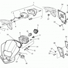 TC 250-450-TE 250-450-SM 450 R Lights, plate holder, number holder (te 250-450-sm...