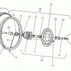 TC 250-450-TE 250-450-SM 450 R Front wheel (sm 450 r)