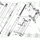 TE 570-SM 570 R Front fork assembly