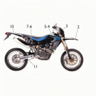 TC 250-450-TE 250-450-SM 450 R Transfer (color code g) black (sm 450 r)