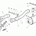 TC 250-450-TE 250-450-SM 450 R Exhaust system (te 250-450 usa-aus-sm 450 r)