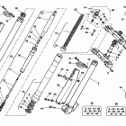 WR, CR 125 Front fork assembly