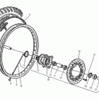 TE 570-SM 570 R Front wheel (te 570)