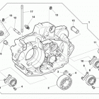 TC 250-450-TE 250-450-SM 450 R R.h. half crankcase