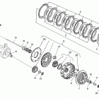 WR, CR 250-WR 360 Clutch, primary drive (wr 360)