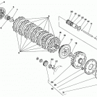 WR, CR 125 Clutch, primary drive