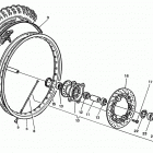 WR, CR 250-WR 360 Переднее колесо