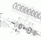 WR, CR 250-WR 360 Clutch, primary drive (wr, cr 250)