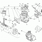 WR, CR 250-WR 360 Cylinder head, cylinder, piston, crankshaft (wr, c...