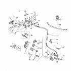 WR, CR 250-WR 360 Front hydraulic brake