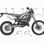 WR, CR 125 Trim (wr 125)