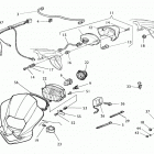 TE 570-SM 570 R Electric sys., plate holder, number holder