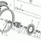 WR - CR 125 Переднее колесо