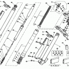 WR - CR 125 Front fork assembly