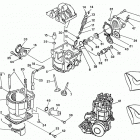 TE 400-TE-TC 570-SM 570 R Cylinder head, cylinder