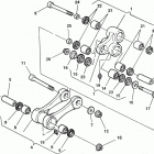 TE 400-TE-TC 570-SM 570 R Rear suspension linkage