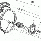 TE 400-TE-TC 570-SM 570 R Переднее колесо