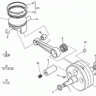 TE 400-TE-TC 570-SM 570 R Piston, crankshaft