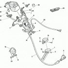 WR - CR 125 Speedometer, horn