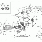 WR - CR 250-WR 360 Electric system, plate holder, number (wr 250-360)