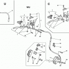WR - CR 125 Front hydraulic brake