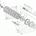 WR - CR 125 Clutch, primary drive
