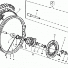 WR - CR 250-WR 360 Переднее колесо