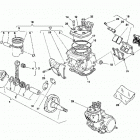 WR-WR U.S.A. 250-360-CR 250 Cylinder head, cylinder, piston, crankshaft (wr-wr...